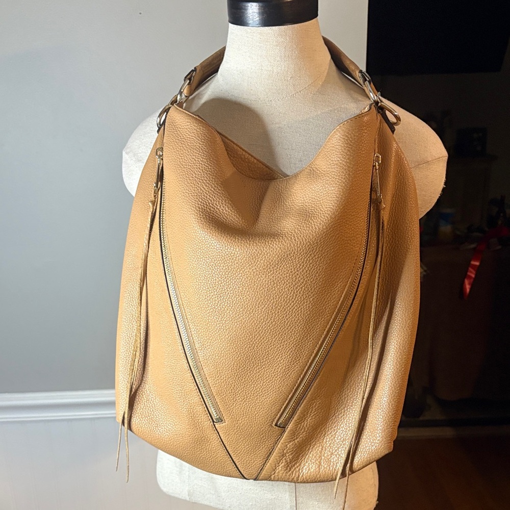Rebecca Minkoff Tan Leather Hobo Bag